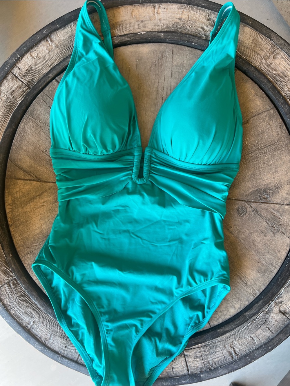 Bleu Rod Beattie Teal Green One-Piece Swimsuit